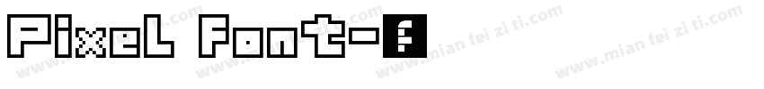 Pixel font字体转换